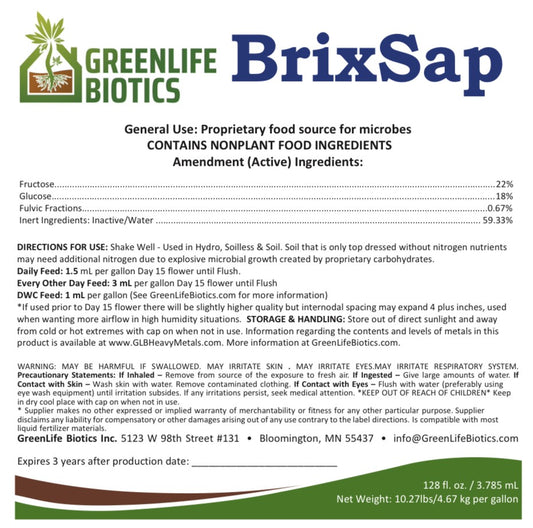 8 oz BrixSap with Free 2 oz BloomSap